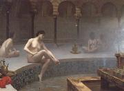 Le Bain de Vapeur (mk32) Jean Leon Gerome